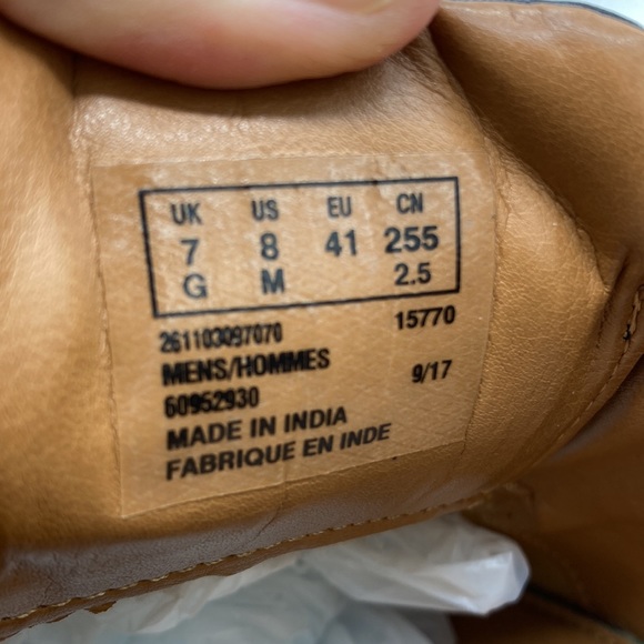 Clarks Mens Leather Dress Shoe US 8 - Picture 9 of 11